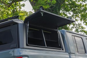 Jeep Gladiator Molle Panel Kit - Rough Country - Bed Cap Door - Black - '20-'26
